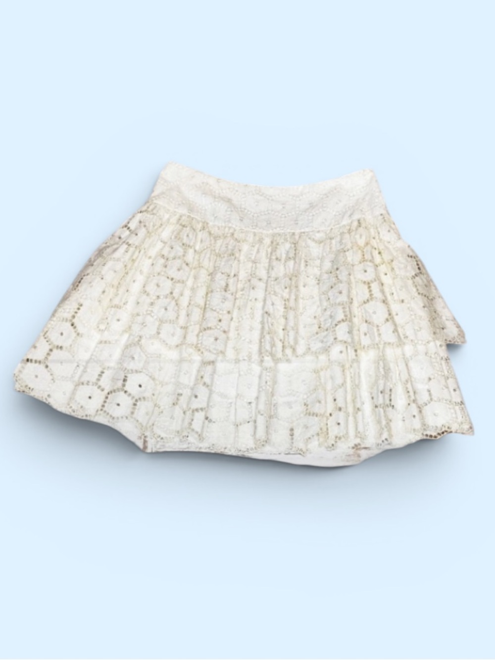 Milly of New York Tiered Eyelet Skirt Size 12